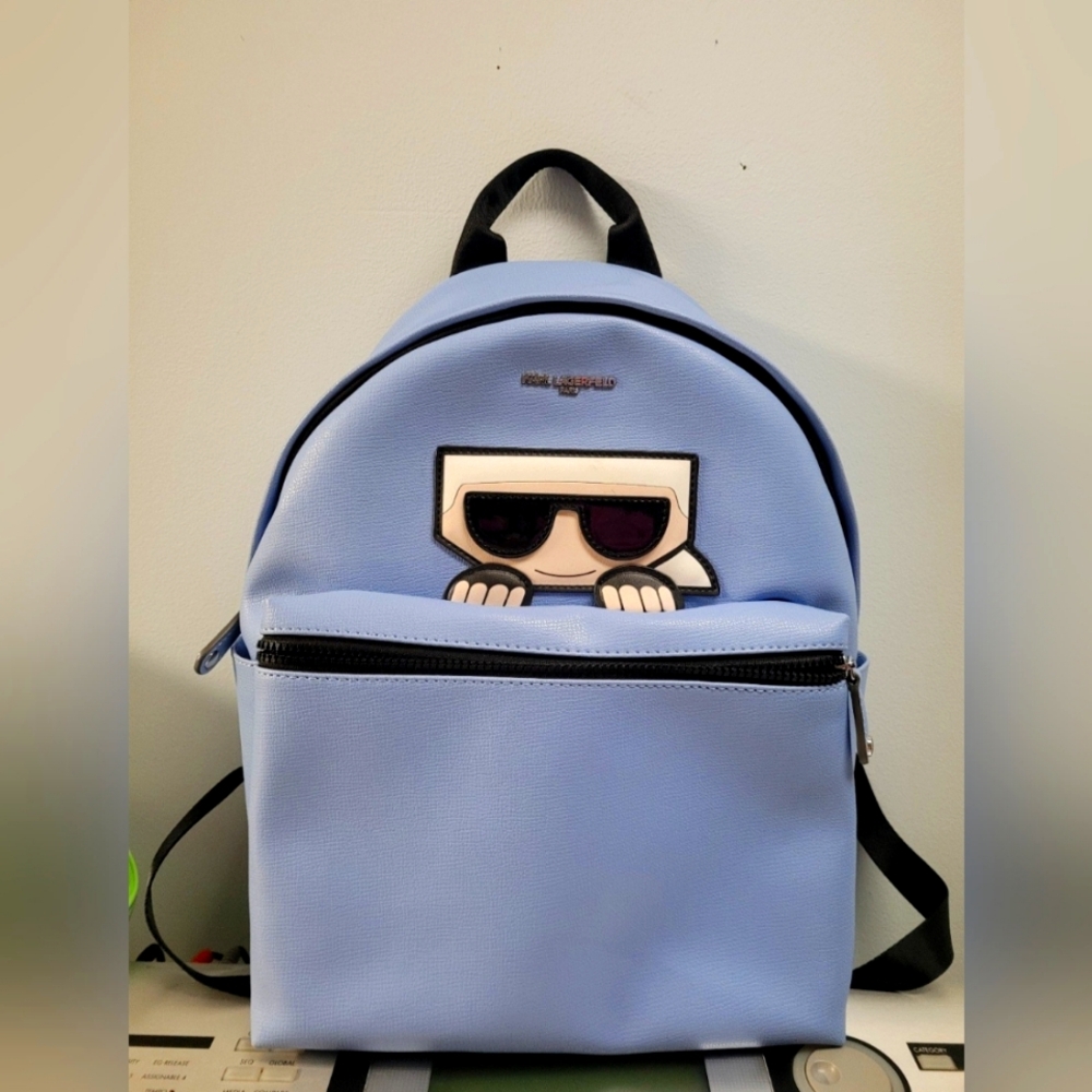 Karl Lagerfeld Periwinkle Full Size Backpack